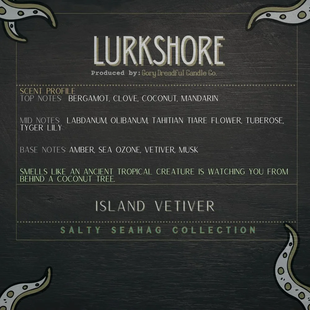 Lurkshore Wax Melt Druzy - Island Vetiver Scent